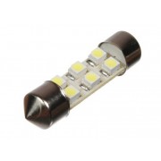 Светодиодная автолампа T10 41mm 6pcs 0,42W 12V